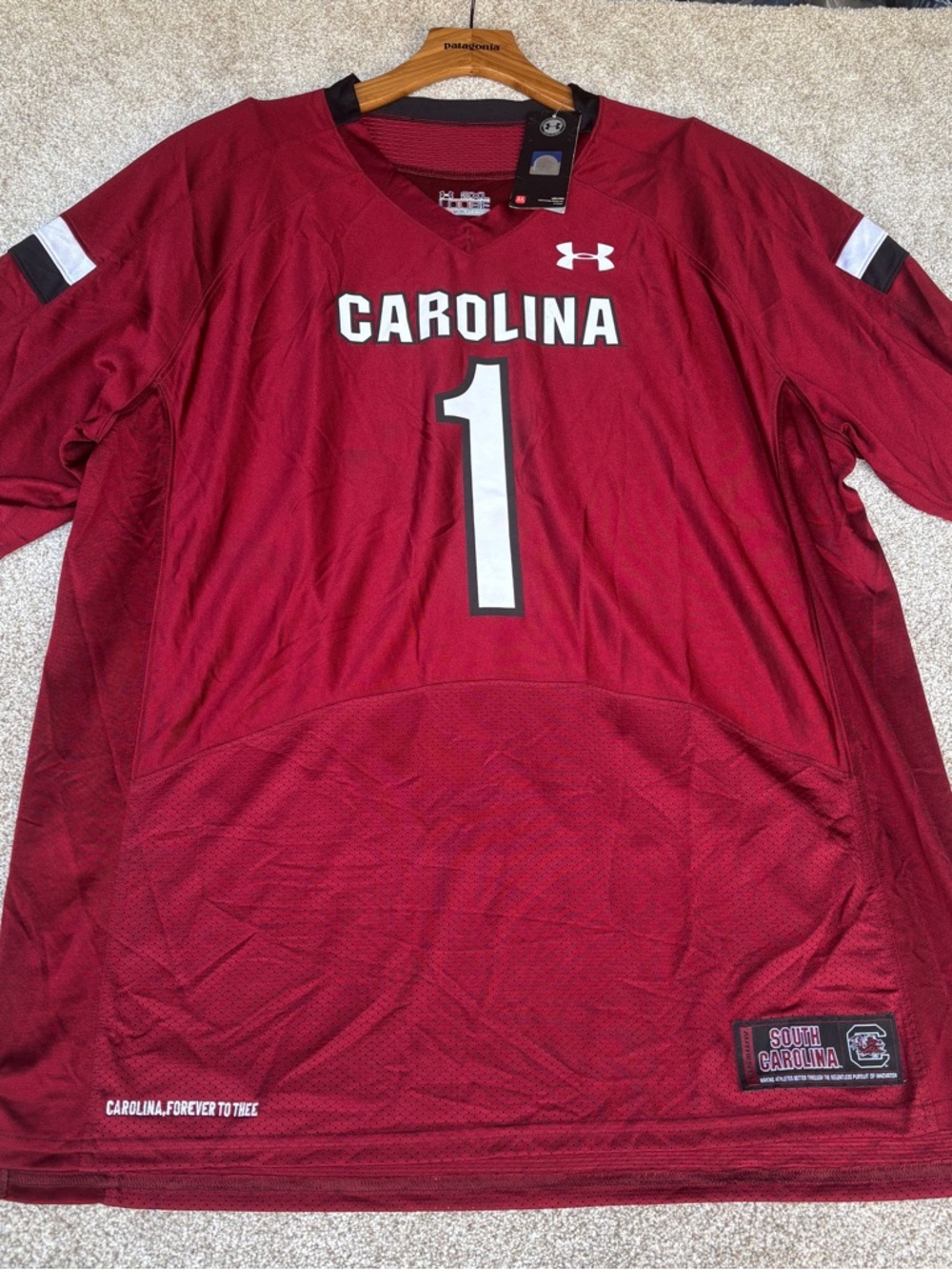 South Carolina Under Armour Heat Gear Official On Field Jersey Size 2XL NWT READ